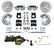 Leed Brakes Power Front Kit with Plain Rotors and Zinc Plated Calipers FC0001-H405M