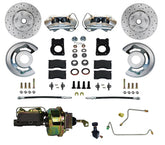 Leed Brakes Power Front Kit with Plain Rotors and Zinc Plated Calipers FC0001-H405M