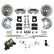 Leed Brakes Manual Front Kit with Plain Rotors and Zinc Plated Calipers FC0002-405