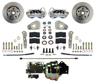 Leed Brakes Power Front Kit with Plain Rotors and Zinc Plated Calipers FC0025-Y307