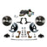 Leed Brakes Power Front Kit with Plain Rotors and Zinc Plated Calipers FC1002-E1A1