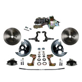 Leed Brakes Power Front Kit with Plain Rotors and Zinc Plated Calipers FC1002-E1A1