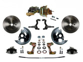 Leed Brakes Power Front Kit with Plain Rotors and Zinc Plated Calipers FC1002-M1A1