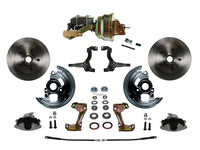 Leed Brakes Power Front Kit with Plain Rotors and Zinc Plated Calipers FC1002-M1A1
