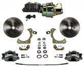 Leed Brakes Power Front Kit with Plain Rotors and Zinc Plated Calipers FC1010-K105