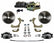 Leed Brakes Power Front Kit with Plain Rotors and Zinc Plated Calipers FC1011-K105