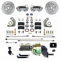 Leed Brakes Power Front Kit with Drilled Rotors and Zinc Plated Calipers FC2002-8405X