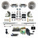 Leed Brakes Power Front Kit with Plain Rotors and Zinc Plated Calipers FC2003-8405