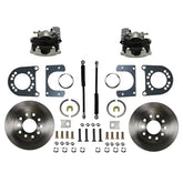 Leed Brakes Rear Disc Brake Kit  with Plain Rotors and Zinc Plated Calipers RC0001