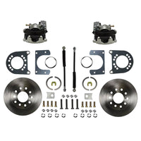 Leed Brakes Rear Disc Brake Kit  with Plain Rotors and Zinc Plated Calipers RC0001