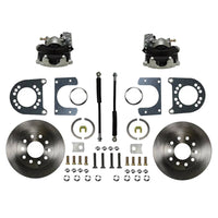 Leed Brakes Rear Disc Brake Kit  with Plain Rotors and Zinc Plated Calipers RC0002