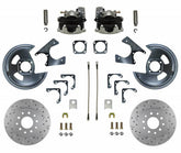 Leed Brakes Rear Disc Brake Kit  with Drilled Rotors and Zinc Plated Calipers RC1001X