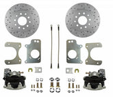 Leed Brakes Rear Disc Brake Kit  with Drilled Rotors and Zinc Plated Calipers RC1008X
