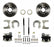 Leed Brakes Rear Disc Brake Kit  with Plain Rotors and Zinc Plated Calipers RC2001