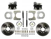 Leed Brakes Rear Disc Brake Kit  with Plain Rotors and Zinc Plated Calipers RC3001