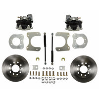 Leed Brakes Rear Disc Brake Kit  with Plain Rotors and Zinc Plated Calipers RC4001