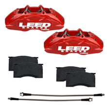 Load image into Gallery viewer, Leed Brakes 64-67 Mustang Brake Caliper/Pad Kit Red RCC0005