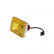 LED Replacement forward light Yellow Lens High Beam Only 4 Inch x 6 Inch Rectangle Modern-Tech Upgrade For Old-School Sealed Beam Headlight Systems Utilizes 5700K Bulb Sold Individually HIGH-BEAM ONLY RetroBright