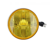 LED Forward Facing Light Yellow Lens 5.75 Inch Round Modern-Tech Upgrade For Old-School Sealed Beam Headlight Systems Utilizes 5700K Bulb Sold Individually please see the new LFRB106 as a high-beam only option RetroBright