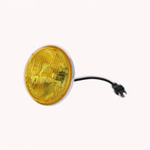 LED Forward Facing Light Yellow Lens 5.75 Inch Round Modern-Tech Upgrade For Old-School Sealed Beam Headlight Systems Utilizes 5700K Bulb Sold Individually please see the new LFRB106 as a high-beam only option RetroBright