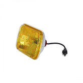 LED Forward Facing Light Yellow Lens 5 Inch x 7 Inch Rectangle Modern-Tech Upgrade For Old-School Sealed Beam Headlight Systems Utilizes 5700K Bulb Sold Individually RetroBright