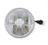LED Forward Facing Light Modern White (5700K) 5.75 Inch Round Modern-Tech Upgrade For Old-School Sealed Beam Headlight Systems Sold Individually RetroBright