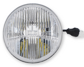 LED Forward Facing Light Modern White(5700K) High Beam Only 5.75 Inch Round Modern-Tech Upgrade For Old-School Sealed Beam Headlight Systems Sold Individually RetroBright
