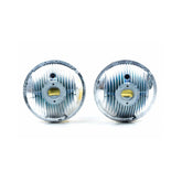 LED Forward Light Yellow Lens Housing Only 5.75 Inch Round Modern-Tech Upgrade For Old-School Sealed Beam Headlight Systems Bulb Sold Separately RetroBright