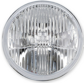 LED F-Light Clear Lens Housing Only Sold Individually 5.75 Inch Round Modern-Tech Upgrade For Old-School Sealed Beam Headlight Systems Bulb Sold Separately RetroBright