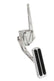 Lokar Throttle Pedal Assembly; Brushed; w/Rubber Insert; Billet Aluminum; BAG-6165
