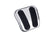Lokar Emergency Brake Pedal Pad; Brushed; w/Rubber Insert; Billet Aluminum; BAG-6169