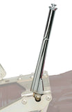 Lokar Transmount Emergency Hand Brake; 16 in.; Incl. Mounting Hardware; Steel; Chrome; EHB-7016