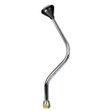 Lokar ES Shifter GM 4L80 Chrom e 16in Mush Blk Knob ES4L80GMB