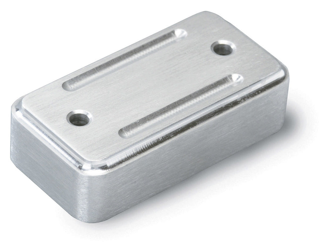 Lokar Throttle Pedal Spacer; Brushed Aluminum; 0.75 in.; Billet Aluminum; GPS-6014