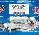 Lokar 49-Up GM/Ford Door Handles Chrome Pair IDH-2025