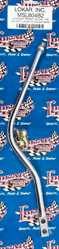 Lokar TKO500/600 Shift Lever 16in Aluminum chrome MSL604B2
