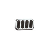 Lokar Chrome Brake Pad W/Rubbe SG-6008