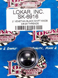 Lokar 2in Shift Knob Venetian Black SK-6916