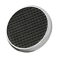 Lokar Round Chrome Steel Brake Pad W/Rubber Insert SPO-6071