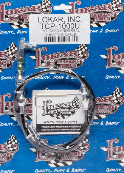 Lokar Universal Throttle Cable Kit TCP-1000U