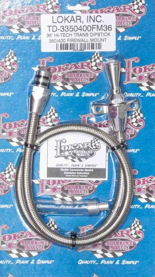 Lokar Hi-Tech Flexible Braided Transmission Dipstick TD-3350400FM36