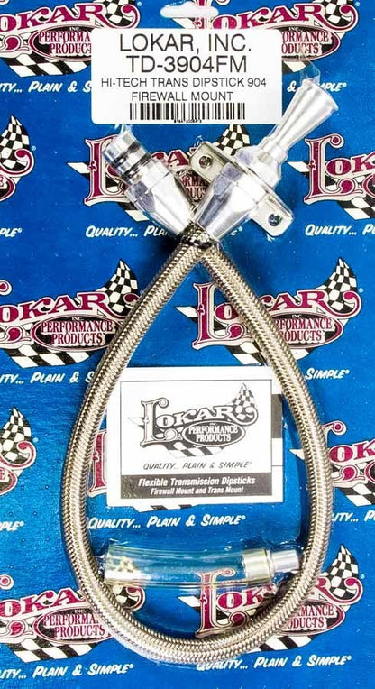 Lokar Hi-Tech Trans Dipstick Chry. 904 Firewall Mt. TD-3904FM