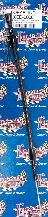 Lokar Flexible Engine Dipstick Black GM LS1 XED-5008