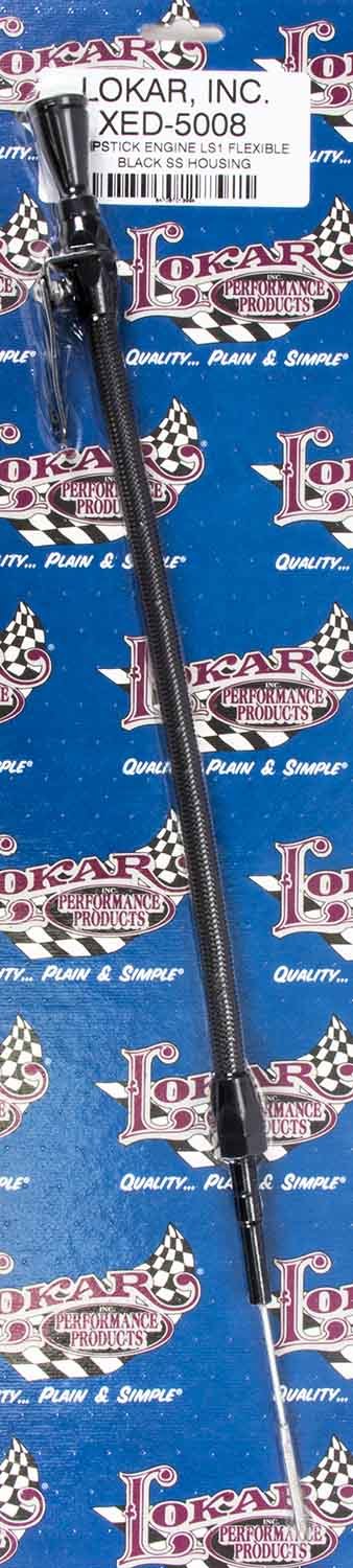 Lokar Flexible Engine Dipstick Black GM LS1 XED-5008