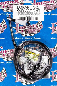 Lokar Black Kickdown Kit Ford AOD XKD-2AODHT