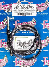Lokar Hi-Tech Throttle Cable Kit XTC-1000HT36