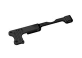 Lokar Throttle Cable Bracket; Fits w/Holley Sniper; Black Billet; XTCB-40HS1