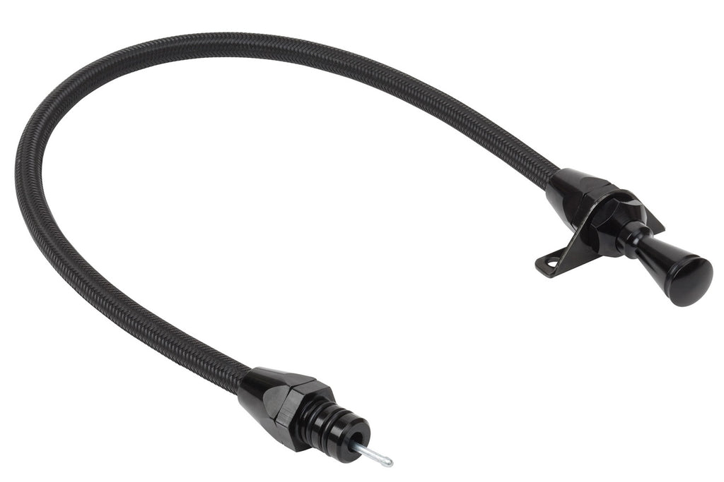 Lokar DIPSTICK TRANS 6L80E/6L9 0E FIREWALL MOUNT BLACK XTD-36L80FM