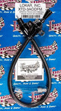Lokar Black Dipstick Ford AOD Trans Firewall Mount XTD-3AODFM