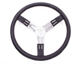 Longacre 17in. Steering Wheel Black Alum. Smooth Grip 52-56811